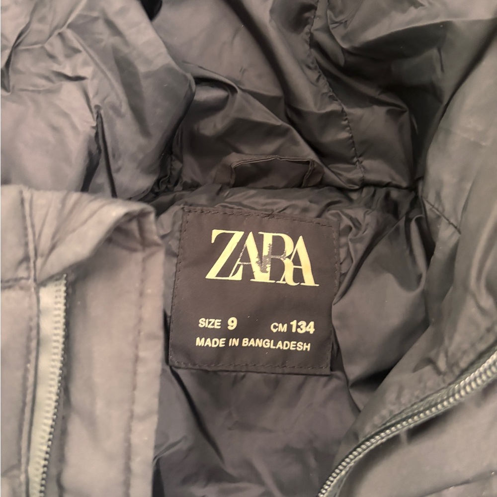 Zara Black Puffer Jacket - Picture 1 of 2